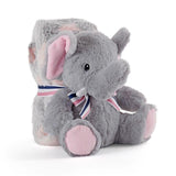 Peluche + Manta Suave Elefante Allie 22cm