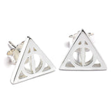 Pendientes Deathly Hallows Plata