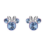 Pendientes Diciembre Minnie Disney Plata
