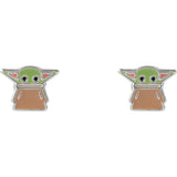 Pendientes Grogu The Mandalorian Star Wars Plata