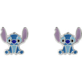 Pendientes Stitch Disney Plata