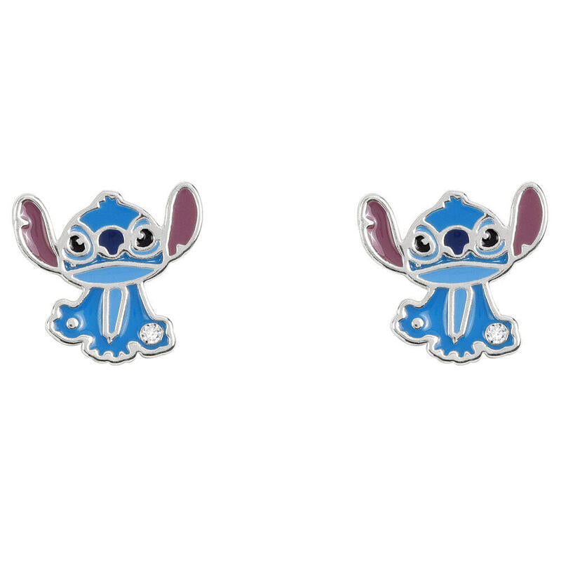 Pendientes Stitch Disney Plata