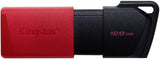 Pendrive Kingston Datatraveler Exodia M Memoria Flash 128Gb Usb 3.2 Gen 1 Dtxm/128Gb - Con Tapa Movible (Negro + Rojo)