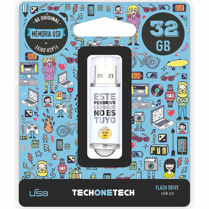 Pendrive 16gb Tech One Tech No Es Tuyo Usb 2.0