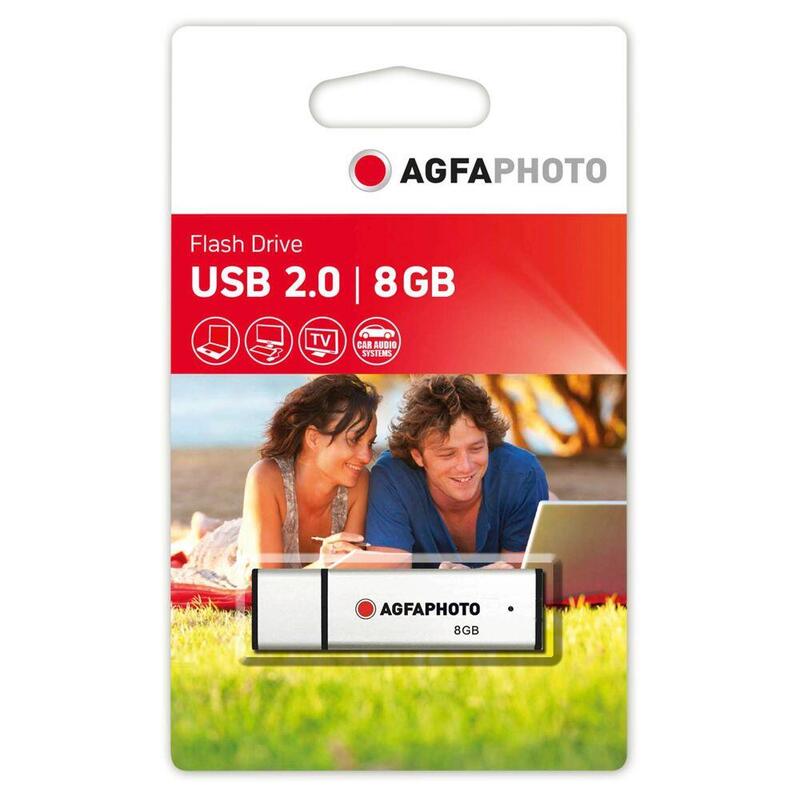 Pendrive Agfaphoto Usb 2.0 Silver 8gb