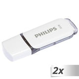 Pendrive Philips Usb 2.0 32gb Snow Edition Grey 2-Pack
