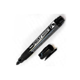 Pentel Paint Marker Marcador Permanente Punta Conica Negro -12u-
