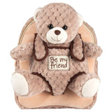 Perletti Mochila Con Peluche Extraible Oso Milly. Medidas 26x21x8 Cm