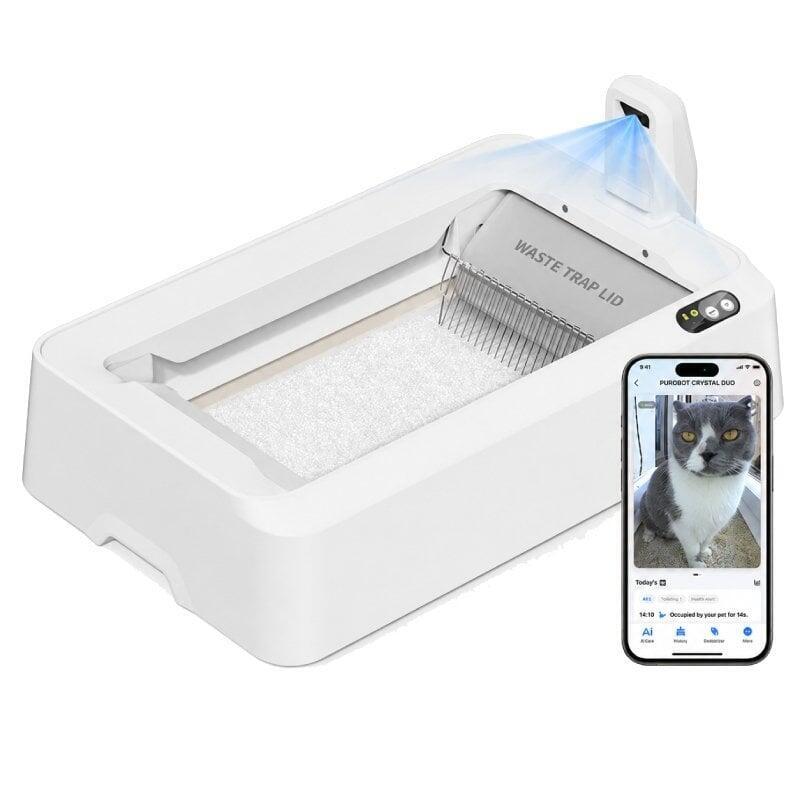 Petkit Purobot Crystal Duo With Front Entry Hood-Eu