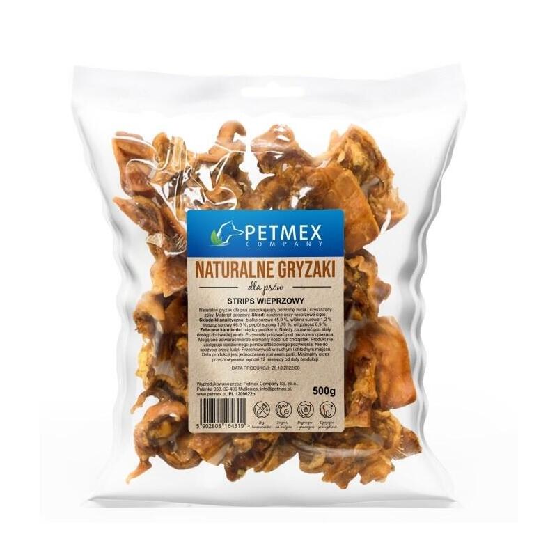 Petmex Pork Strips Dog Chew - 500g