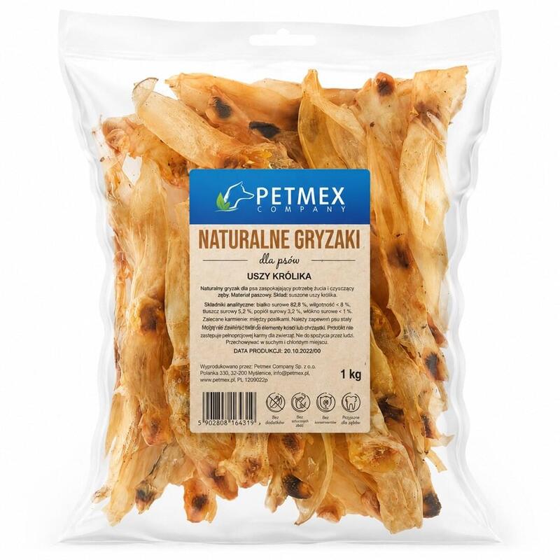 Petmex Uszy Królika 1kg