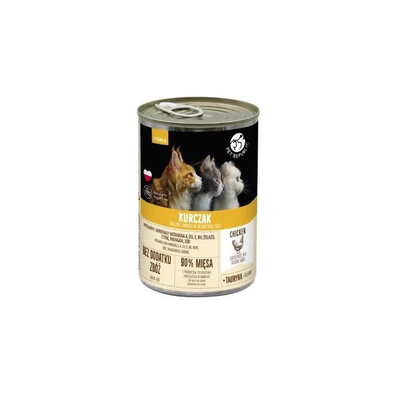 Petrepublic Sterile Chicken - Comida Húmeda Para Gatos - 400g