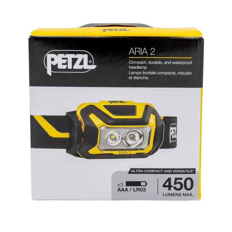 Petzl E070aa00 Aria 2 Headlamp Negro/Yellow