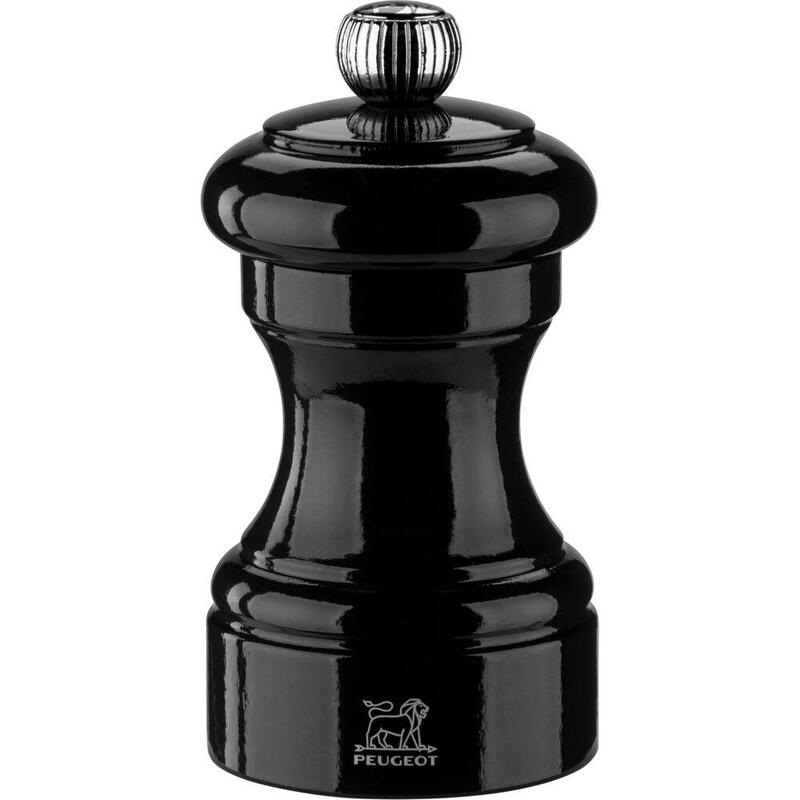 Peugeot Bistro Pepper Mill 10 Cm Grey Lacquered Wood