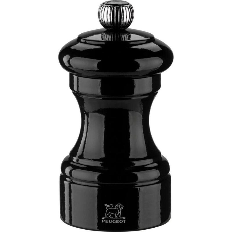 Peugeot Bistro Salt Mill 10 Cm Slate Lacquered Wood