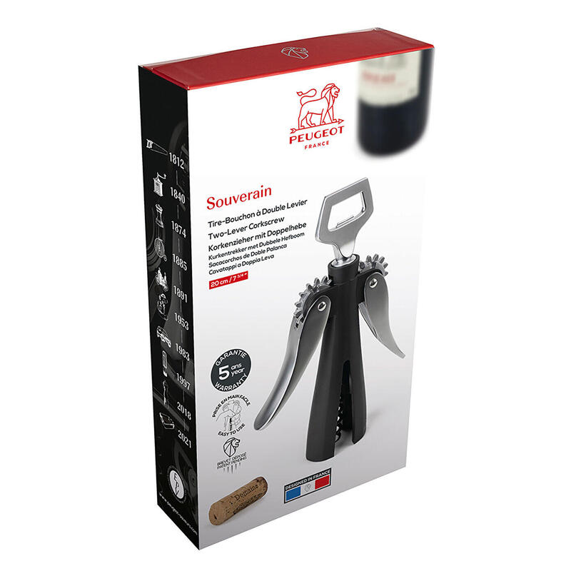 Peugeot Corkscrew Souverain Two-Lever 20 Cm