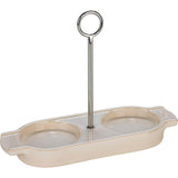 Peugeot Linea Ceramic Tray For Mills, Ecru 18 Cm