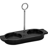 Peugeot Linea Ceramic Tray For Mills, Sating Black 18 Cm