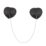 Pezonera Nipple Covers With Chain Link Black