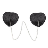 Pezonera Nipple Covers With Chain Link Black