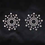 Pezoneras Copo De Nieve Blanco