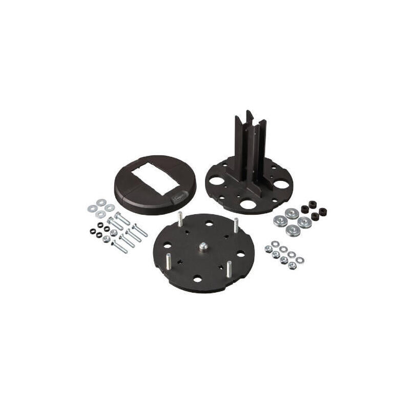 Pff 7965 Floor Plate Adjustable Black