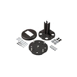 Pff 7965 Floor Plate Adjustable Black