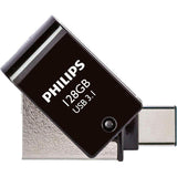 Philips 2 In 1 Otg 128gb Usb 3.1 + Usb C Negro Medianoche