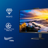 Philips 27e1n5600he 5000 Series Monitor Led 27" 2560 X 1440 Qhd @ 75 Hz Ips 300 Cd/M² 1000:1 1 Ms Hdmi Displayport Usb-C Altavoces Negro Con Textura