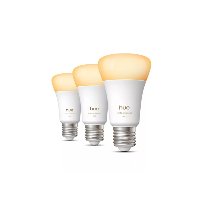 Bombilla  Inteligente Philips Hue Wa 810 A60 E27 3p Eu