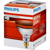Philips Infrared Lamp Par38 Ir 150w E27 230v Red