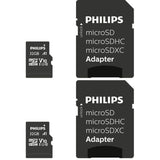 Philips Microsdhc 2-Pack    32gb Class 10 Uhs-I U1 Incl. Adapter