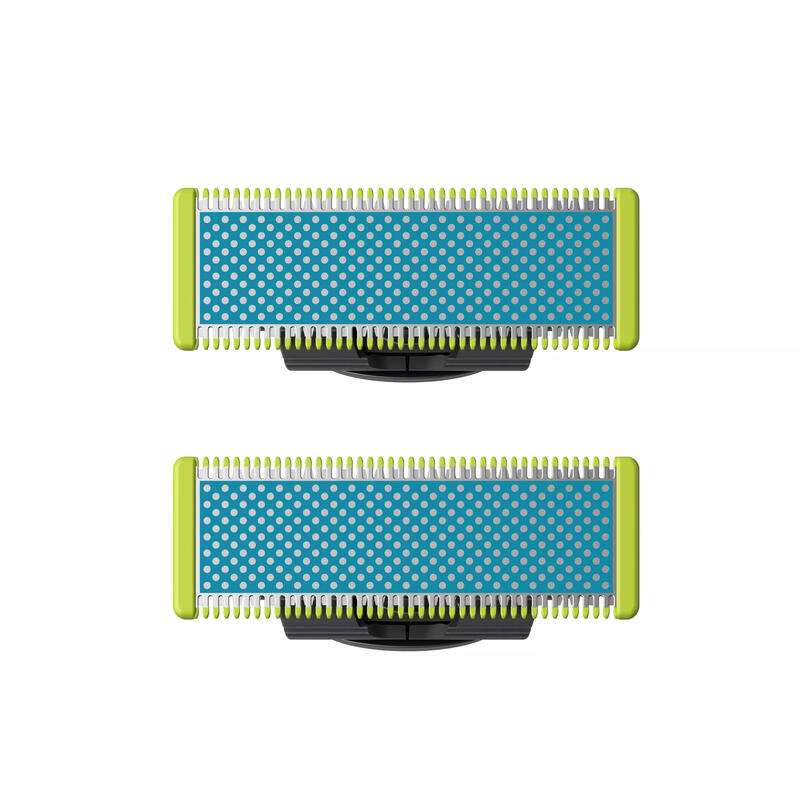 Philips Qp225 50 Oneblade Replaceable Blade, 2 Pcs, Black Green