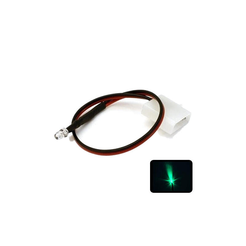 Phobya Led 5mm. Ultrahell Verde