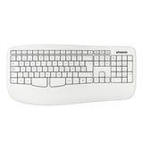 Phoenix K201 Teclado Ergonómico Inalámbrico 2.4ghz Blanco