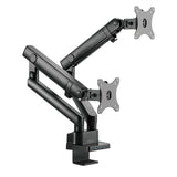 Phoenix Mstand2 Brazo Articulado Resorte De Gas Para Doble Monitor Hasta 27 Vesa 75 X 75 100 X 100 Incluye 2 Usb