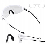 Photochromic Cycling Glasses With Uv Protection And Corrective Insert, Rockbros, White