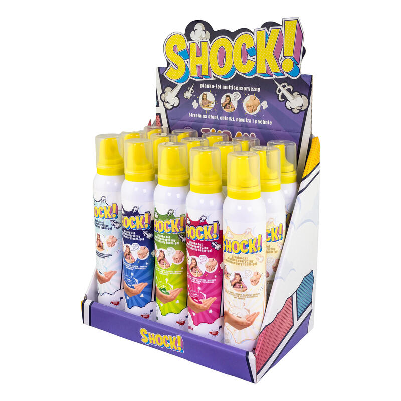 Pianko-Zel Shock 200ml Display 15 Unidades Mix