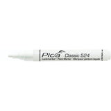 Pica Classic Industrial Paint Marker, 2-4mm Bullet Tip, White
