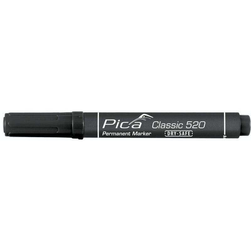 Pica Permanent Marker 1-4mm, Round Tip, Black