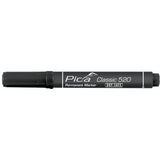 Pica Permanent Marker 1-4mm, Round Tip, Black