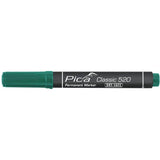 Pica Permanent Marker 1-4mm, Round Tip, Green