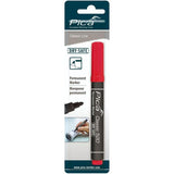 Pica Permanent Marker 1-4mm, Round Tip, Red  Retail Packaging