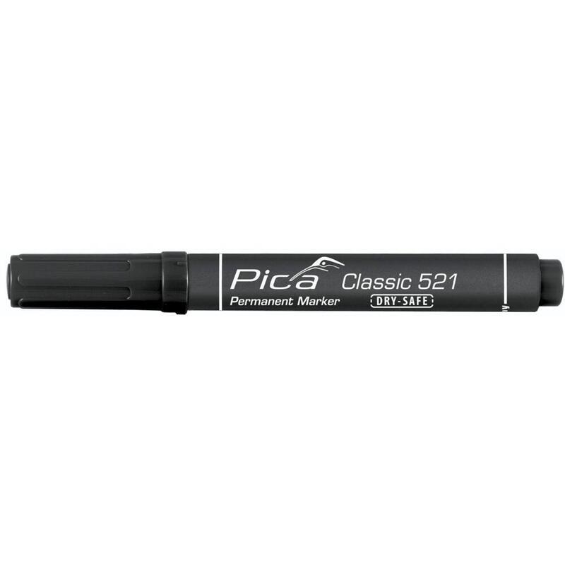 Pica Permanentmarker 2-6mm, Wedge Tip, Black