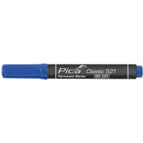 Pica Permanentmarker 2-6mm, Wedge Tip, Blue