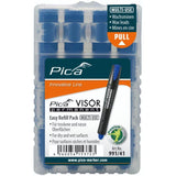 Pica Visor Permanent Replacement Refills Blue