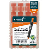 Pica Visor Permanent Replacement Refills Fluo-Orange