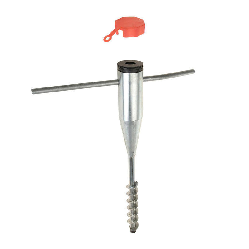 Pie Parasol Espiral De Metal Para Parasoles Ø25 - Ø55 Mm