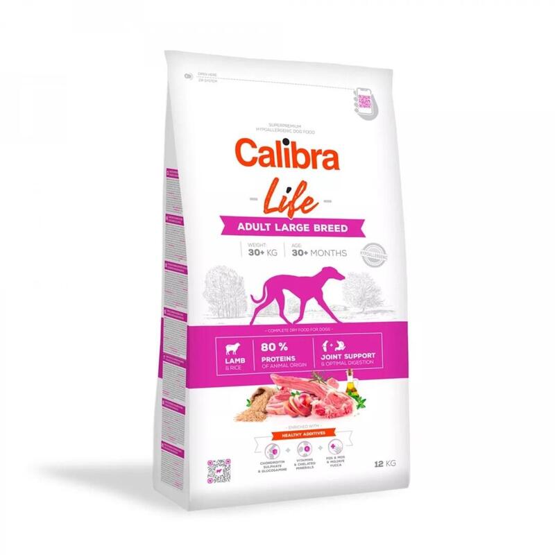 Pienso Para Perros Calibra Dog Life Adult Large Breed Cordero  12kg