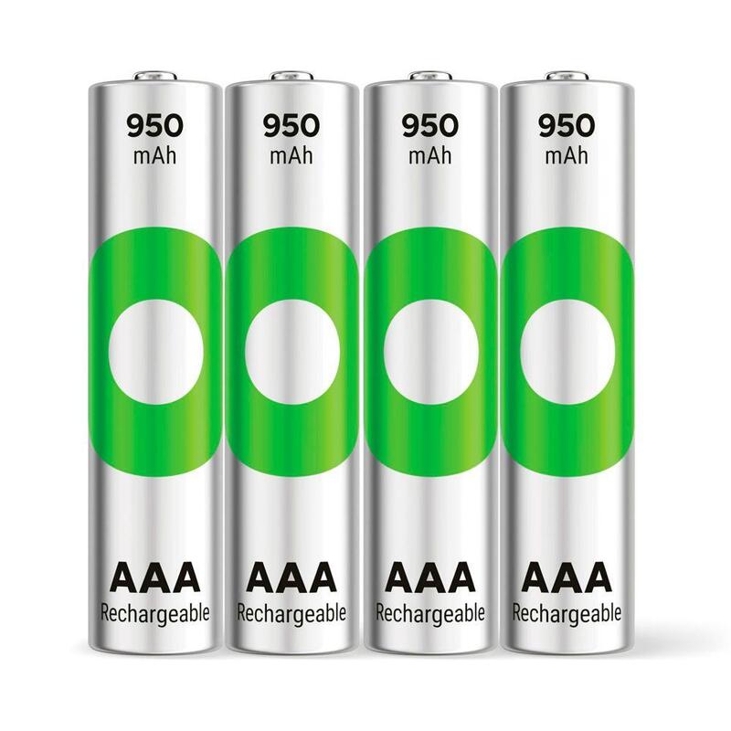 Pilas 1x4 Gp Recyko Nimh Battery Aaa 950mah, Ready To Use